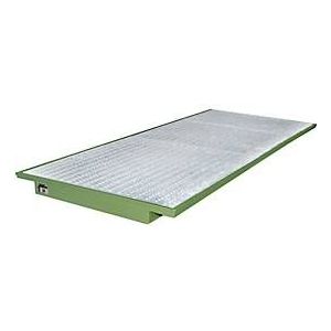 Hangende opvangbakken voor stelling type EHW 3300, groen RAL6011