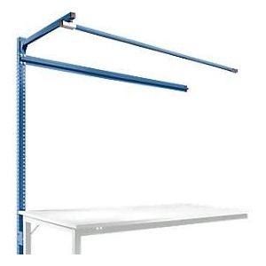 Opbouwframe met giek, Aanbouwtafel SPECIAAL werktafel-/werkbank UNIVERSAL/PROFI, 1750 mm, briljantblauw