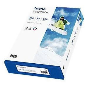 Kopieerpapier tecno superior, DIN A4, 100 g/m², helder wit, 1 verpakking = 500 vel