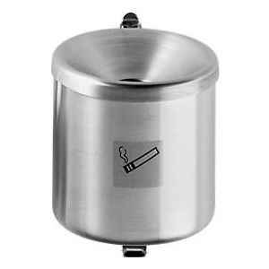 Veiligheidsasbak, H 145 x ø 150 mm, rvs