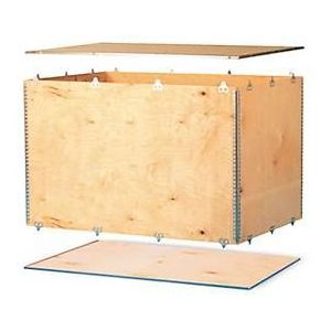 Houten vouwkist, 6 mm dik berken multiplex, l 580 x b 380 x h 380 mm,