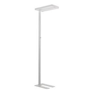 LED vloerlamp ALCO, wit, lichtkleur neutraal wit, 80W, dimbaar, met daglicht- en bewegingssensor