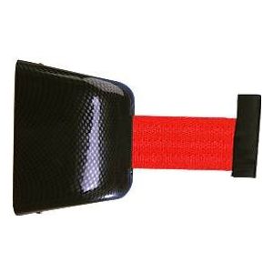 Trekband-muurcassette, Schroefbevestiging, 8 m, trekband, rood