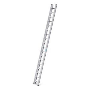 Alu-schuifladder Stabilo, 2-delig, 2 x 18 sporten, met dwarssteun en Trigon-dwarssteun