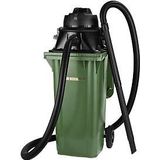 Manutec-Mammut opzetstofzuiger, 1100 W, geschikt voor 120 l afvalbakken, zonder gereedschapaansluiting, met 1 patroonfilter &amp; 1 vliesfilter