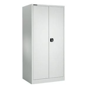 Schäfer Shop Select materiaalkast MSI 2609 S, versterkte uitvoering, tot 100 kg/plank, B 950 x D 600 x H 1935 mm, lichtgrijs