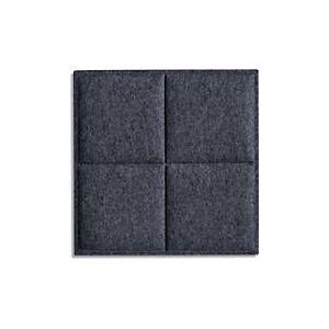 Plafondpanelen colorPAD®, voor systeemplafonds, B 620 x D 620 x H 32 mm, antraciet/gemêleerd, 4 Square