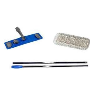 Complete set vloermop Quick System, mophouder, 1 dweil, 2-delige steel van chroom, lengte 500 mm