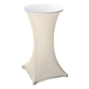 Hoes voor statafel, ø 700 mm, champagne-ecru