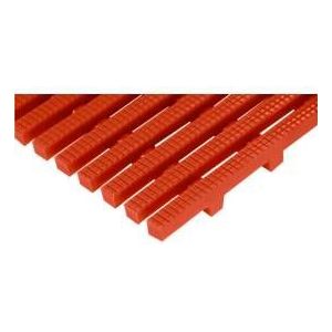 Werkplekmat Yoga Roll®, 600 mm breed, rood