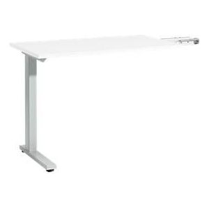 Schäfer Shop  Select Aanbouwtafel Start Off, voor T-poot, rechthoekig, B 1000 x D 600 x H 735 mm, wit