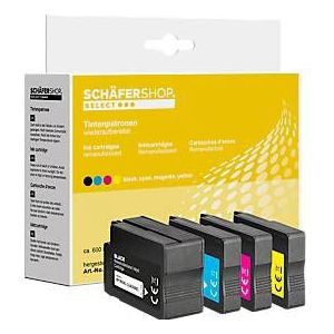 Schäfer Shop Select inktpatroon, vervangt HP-963XL (3YP35AE), multipack, CMYK