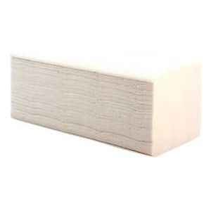 Papieren handdoeken - zigzagvouwen - 250 x 230 mm - 2-laags - 3200 vellen - wit - Schäfer Shop Pure