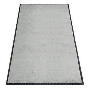 Vuilvangmat miltex Eazycare Style, hoekig, antistatisch, UV-bestendig, afwasbaar, high twist nylon &amp; niltril rubber, 850 x 1500 mm, kiezelgrijs