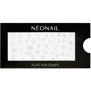 Stamping Plate 24 - Nagelversiering - 42 Ontwerpen - Bladeren en Dieren