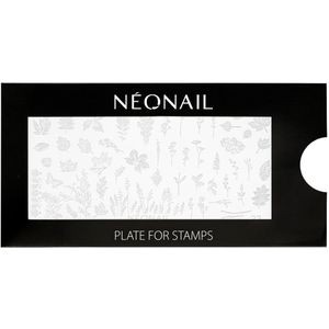 Stamping Plate 22 - Nagelversiering - Plantmotief - 65 Ontwerpen
