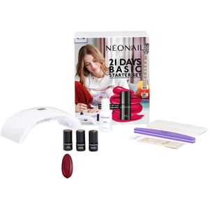 Starter Set Basic 21 Days - Gellak - Raspberry Red - Manicure Set - 3 ml
