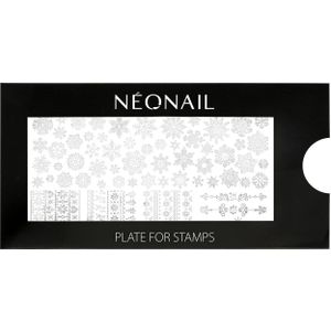 Stamping Plate 17 - Nagelversieringen - Winterse Patronen - Stempelplaat