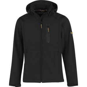 STØRVIK Napier Softshell Jas - 4 Seizoenen - Heren - Fleece - Maat 6XL - Zwart