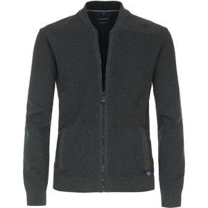 Casa Moda - Zip Vest Antraciet - Heren - Maat 4XL - Regular-fit