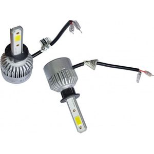 H1 koplamp set | 2x LED COB daglichtwit 6500K - 2x 8000 Lumen | 2x36W 9-32V
