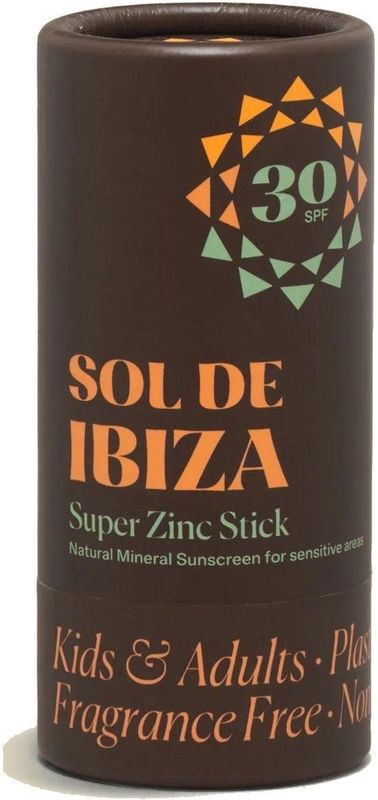 SOL DE IBIZA - Face - Body Zonbeschermende Super Zink Stick 45g - SPF30