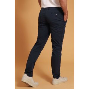 Suitable - Plato Chino Donkerblauw - Heren - Maat 25 - Slim-fit