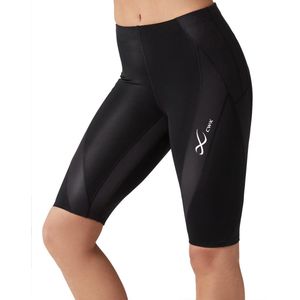 CW-X - Endurance Generator Compressiebroek kort - hardloopbroek – heup, rug, hamstring en knie ondersteuning - vrouw - Zwart - maat S