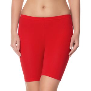 Ladeheid Dames Leggings - Sport - Wielershorts - Shorts - Katoen - LA-MA-Shorts-Long - Rood18 - 4XL-5XL