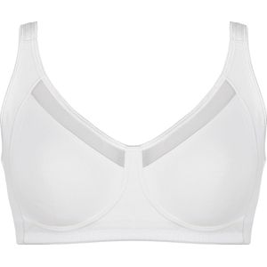 Naturana - Soft bh met mesh rand - 5504 - Wit - 70C