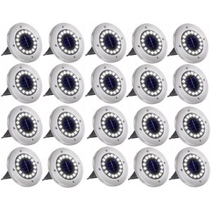 20 x SOLAR tuin LED grond oprit lamp