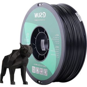 ABS Plus Gloeidraad 1.75mm - Dimensionale Nauwkeurigheid +/- 0.05mm - 1KG (2.2 LBS) Spoel - Zwart - 3D Printen Materiaal