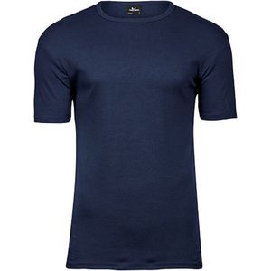 Men's Interlock T-shirt met korte mouwen Navy - 3XL
