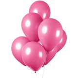 Hot pink magenta ballonnen | 10 stuks