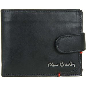 Pierre Cardin - [Mid Click Nero] - Luxe Leren portemonnee portefeuille voor mannen heren zwart RFID - Vaderdag Cadeau Geschenkidee Verjaardagscadeau voor hem - HandbagsUniverse