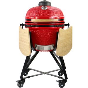 Kamado Grill Medium 20Inch Red Fonteyn