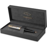 Parker 51 Premium Balpen | Premium-collectie | Zwart | Medium punt met zwarte inkt | Geschenkdoos