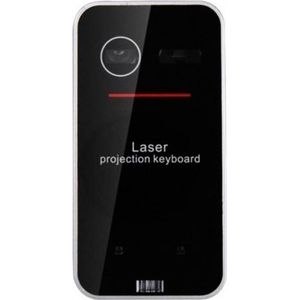 Draadloos lasertoetsenbord - zwart