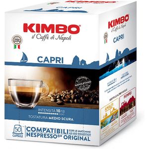 50 stuks Kimbo Capri - Nespresso Compatibel Koffiecups - 50 stuks - Italiaanse koffie