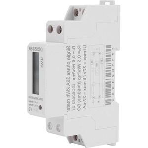 DDS5188 LCD Digitale DIN Rail Elektriciteitsmeter voor Kilowattuur KWH Meter 5-30A - 220V