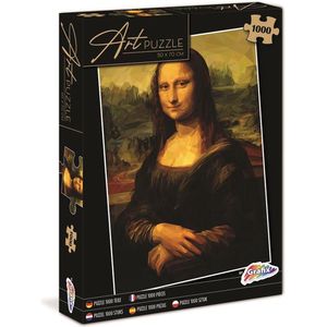 Grafix Puzzel 1000 Stukjes Volwassenen - Thema Mona Lisa - Puzzel - Formaat 50 X 70 CM