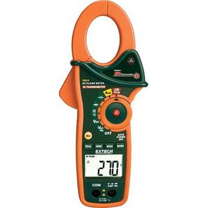 Extech EX810 - ac stroomtang - CAT III 600V - 1000A - met infrarood thermometer