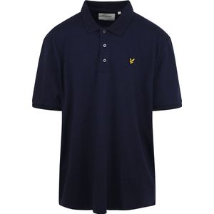 Lyle and Scott - Plussize Polo Slate Blauw - Grote maat - Heren Poloshirt Maat 3XL