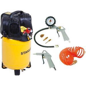 STANLEY Compressor D200/10/24V inclusief 6-delige Accessoire set