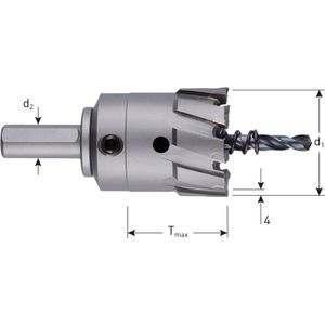 Rotec HM gatfrees 'Heavy Duty', Tmax:30, ø30,0