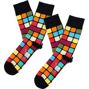 Tintl socks unisex sokken | Retro - Isaac (2 paar - maat 36-40)