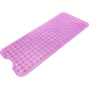 1 meter lang""Duurzame Antislip Douchemat van 1 meter lang - Machinewasbare Badmat met Zuignappen en Afvoergaten - Rubberen Mat voor Optimale Antislip en Schimmelbestendigheid - Ideaal voor Kinderen - 40 cm Breed