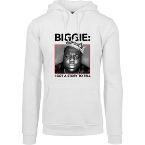 Mannen - Heren - Dikke kwaliteit - Menswear - Modern - Hip Hop - Populair - Streetwear - Urban - Hoody - HipHop - Legend - GOAT - Smalls - Notorious - Biggie - Black & White Crown Hoody