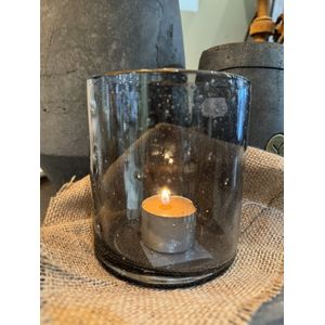 Brynxz | Waxinelichtje | L | Blauw | Steenglas | D.10 H.10