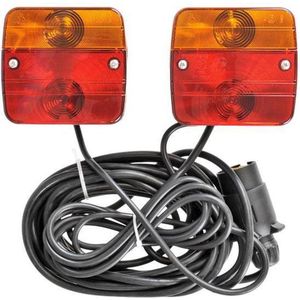 BTP - Achterlicht set - Magneet 12V - Aanhangwagen - Verlichting